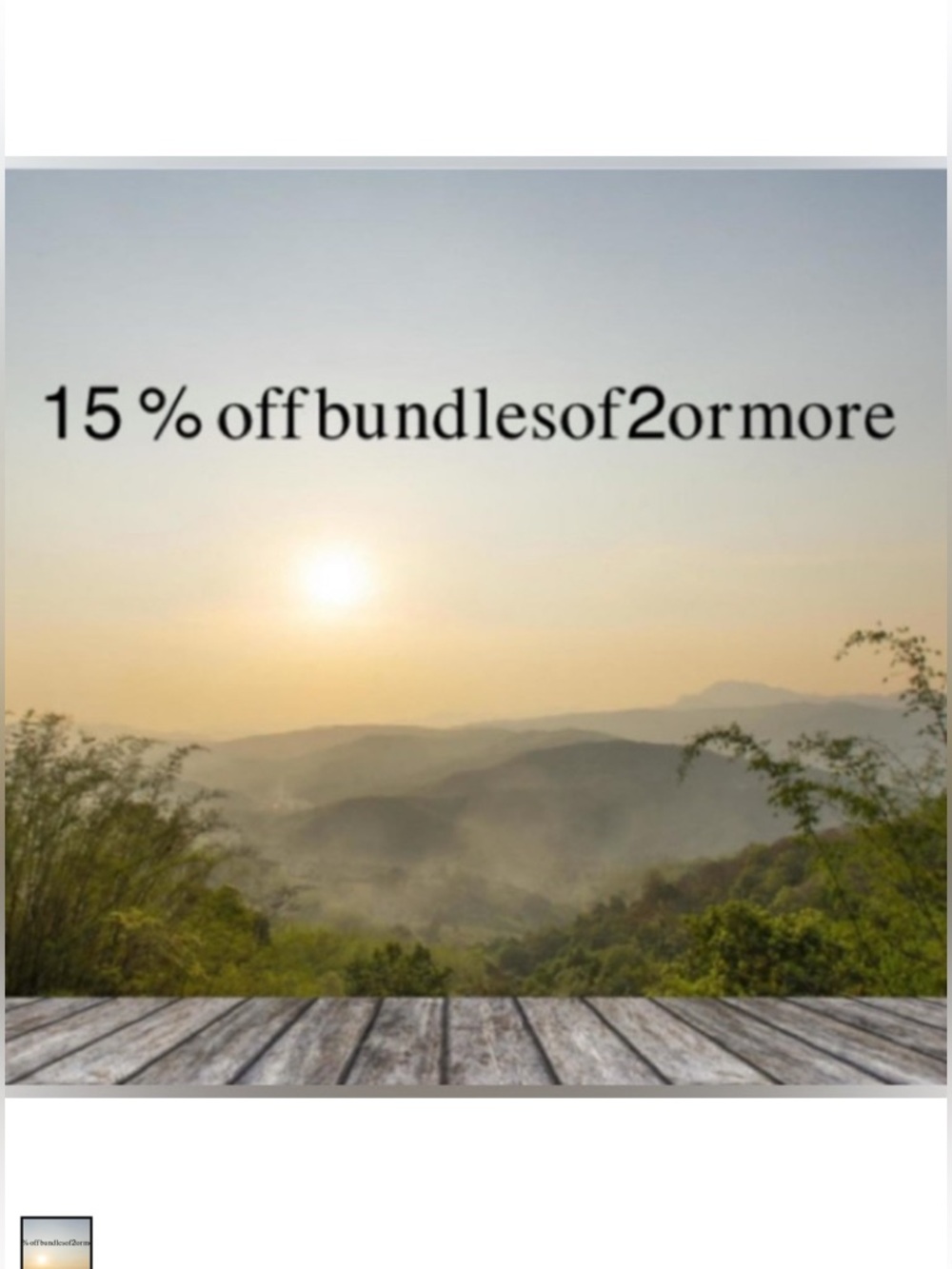 15% off Bundles